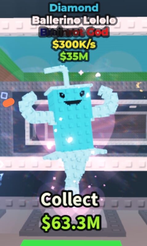 Ballerino Lololo Diamond [ Brainrot God ] 300K/s - Steal A Brainrot (A7)