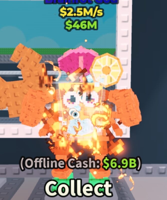 Crabbo Limonetta With Mutations Nyan Cat + Fire [ Brainrot God ] 2.5M/s - Steal A Brainrot (A6)