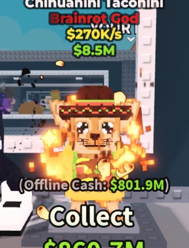 Chihuanini Taconini Mutations Fire [ Brainrot God ] 270K/s - Steal A Brainrot (A9)