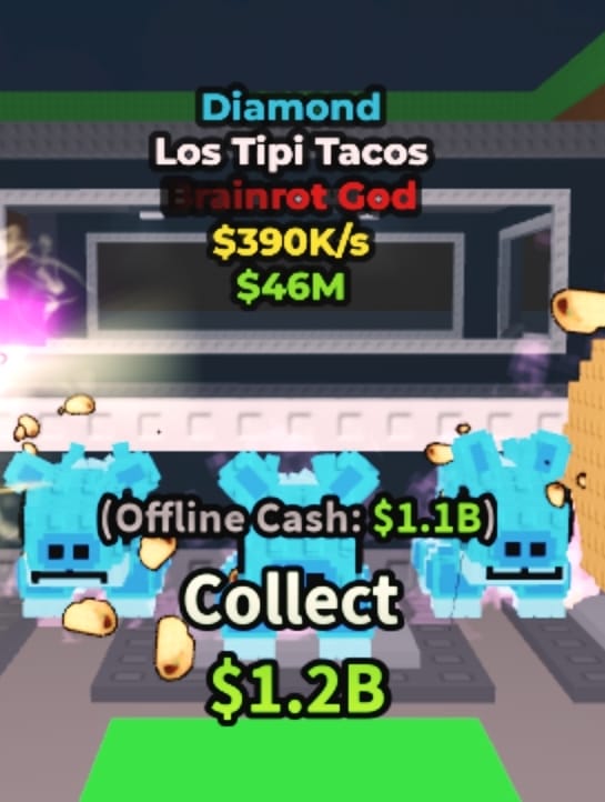 Los Tipi Tacos [ Brainrot God ] 390K/s - Steal A Brainrot (A10)