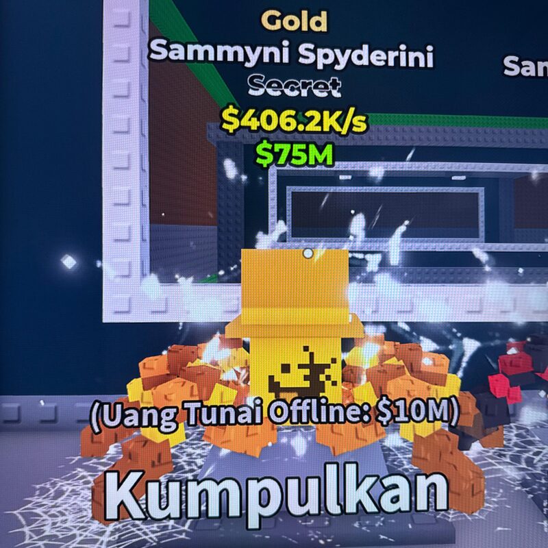 Sammyni Spyderini Gold [ Secret ] 487.5ks - Steal A Brainrot (A5)