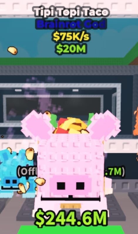 Tipi Topi Taco [ Brainrot God ] 75K/s - Steal A Brainrot (A10)