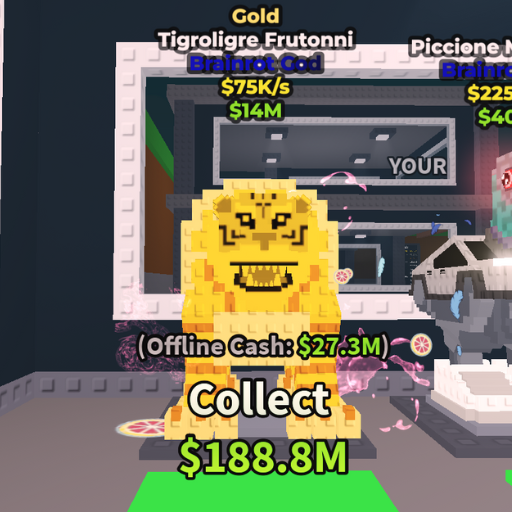 Tigroligre Frutonni - Brainrot God - Gold - 75K/s - (SS1)